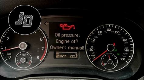 tiguan oil pressure warning light.